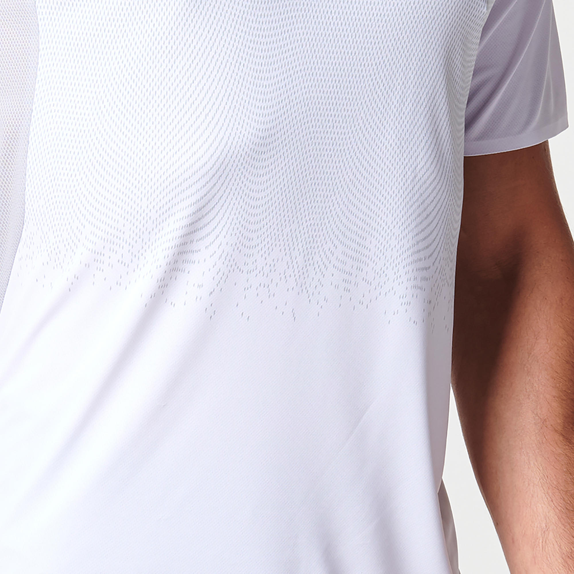 KIPRUN LIGHT MEN'S BREATHABLE RUNNING T-SHIRT - WHITE 8/10