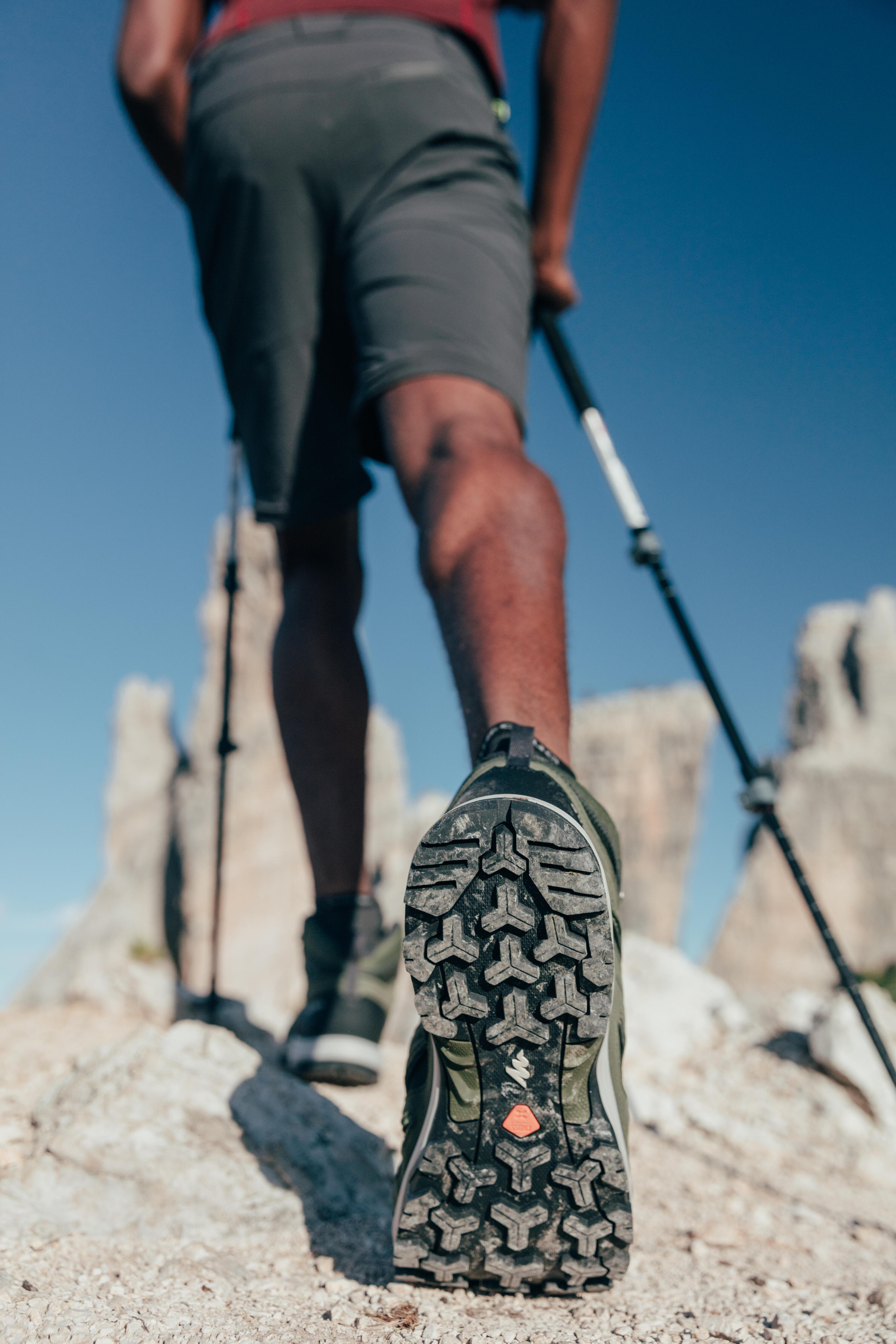 Botas de montaña y trekking impermeables Hombre Quechua MH100 10/10
