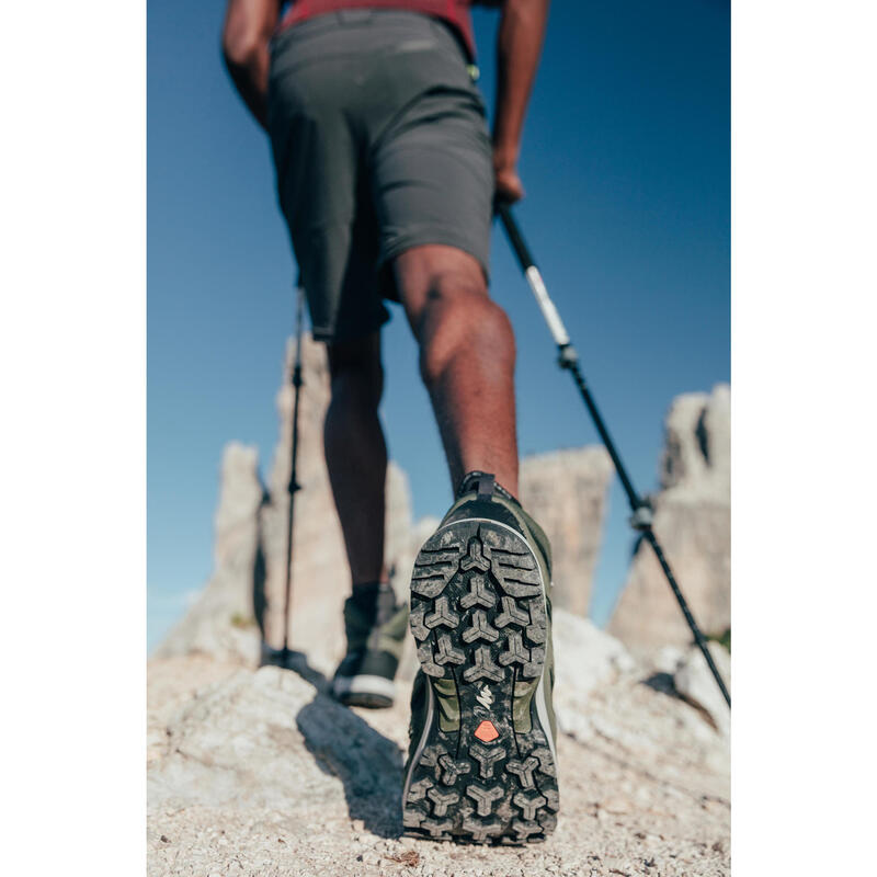 Botas de tela, impermeables de trekking - contact - MT100 TEX - M -  Decathlon