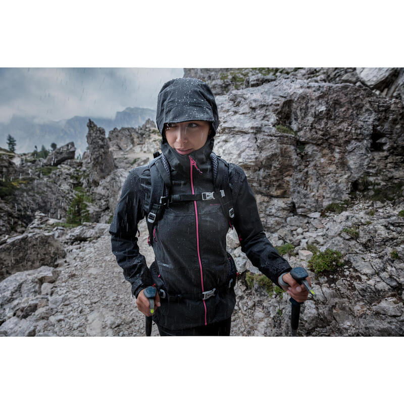 Chaqueta impermeable de montaña y trekking Mujer Quechua MH900