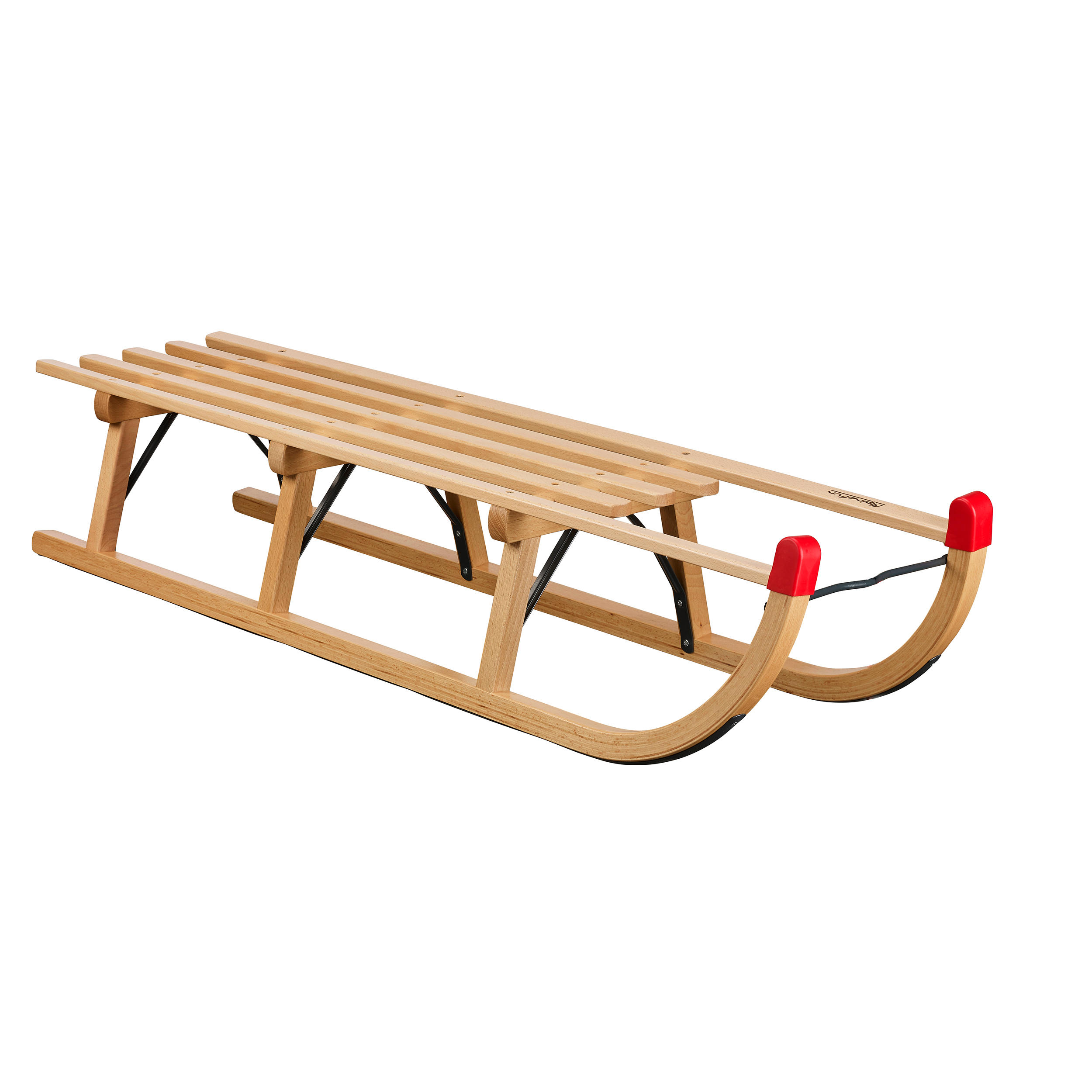 Traditional Wooden Sledge Davos 120 cm 1/8