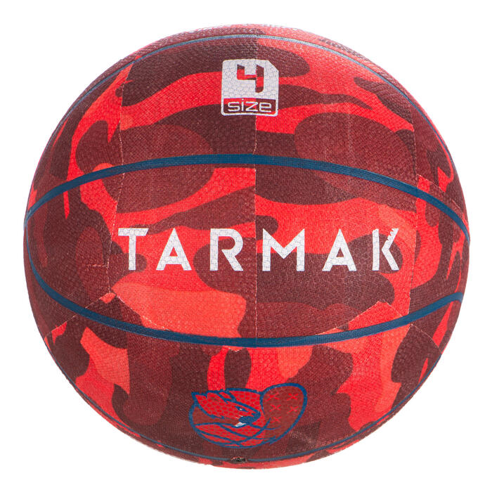 Ballon de basket K500 rouge pour enfant basketteur Ballon de basket K500 rouge pour enfant basketteur