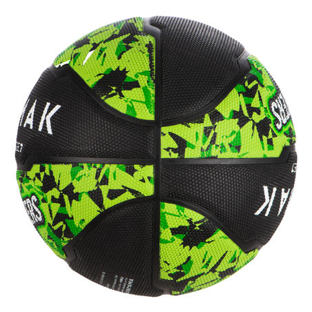 Баскетбольний м'яч R300 для початківців, розмір 7 (від 13 років) - Зелений