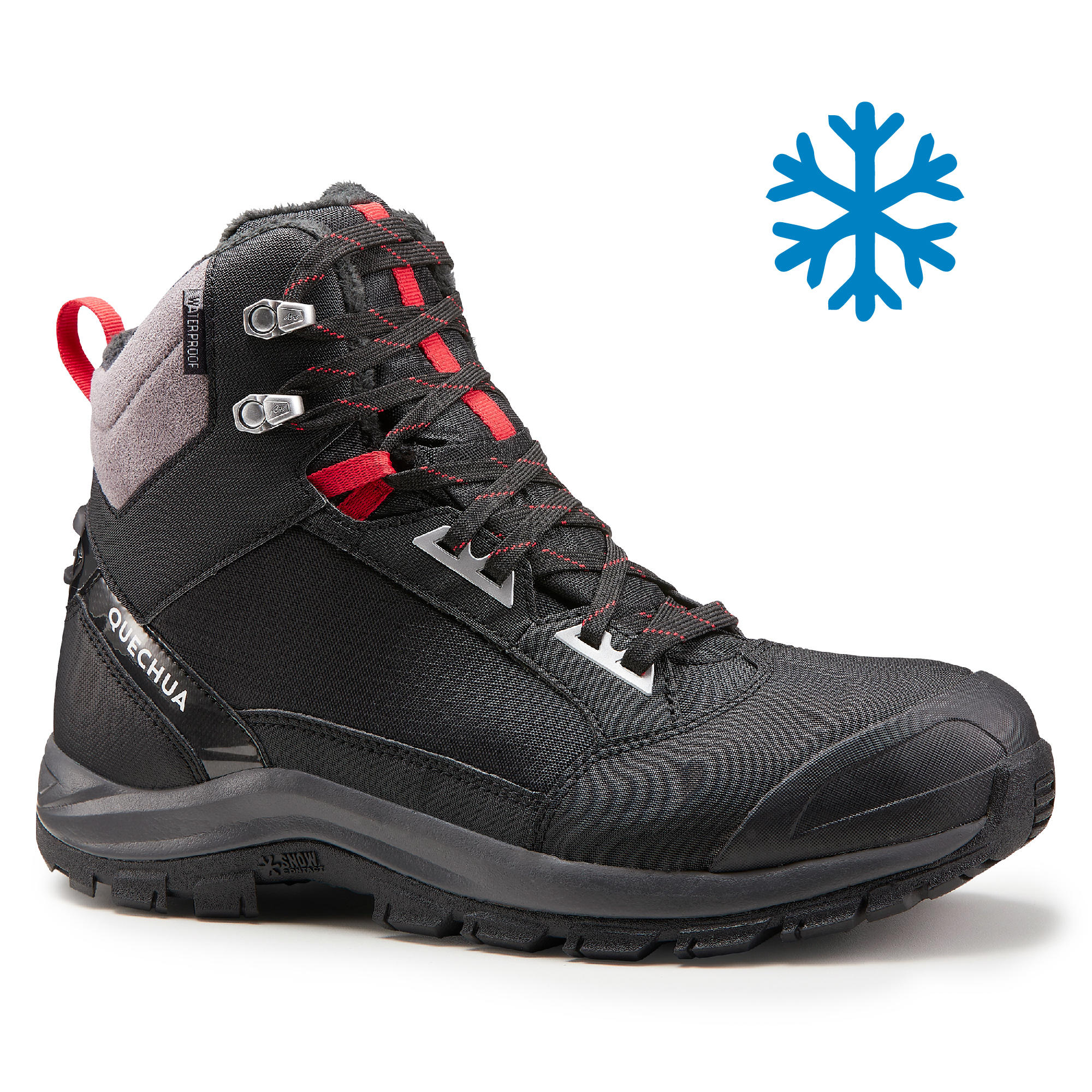 Scarpe calde trekking uomo SH500 MOUNTAIN nere 9/20