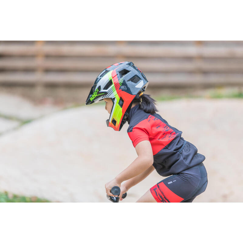 KIDS HELMET 900-black/yellow/red