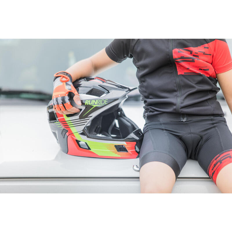 KIDS HELMET 900-black/yellow/red