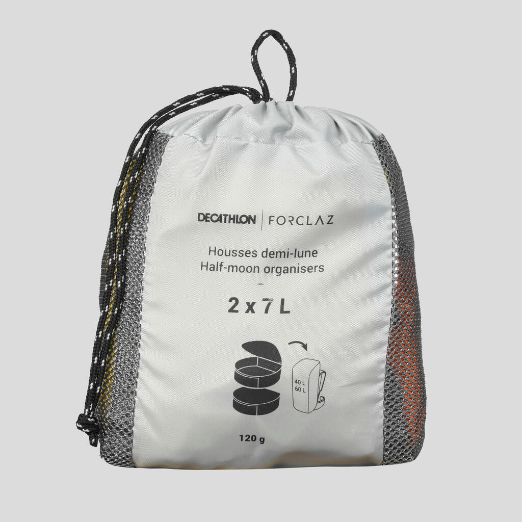 Polukružne torbe za trekking - 2 x 7 l