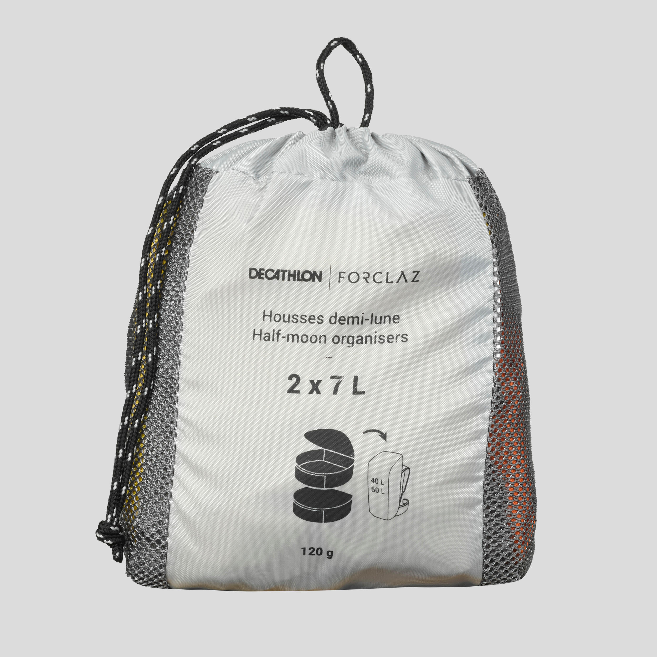 ½-Moon Trekking Storage Bag 2-Pack - FORCLAZ