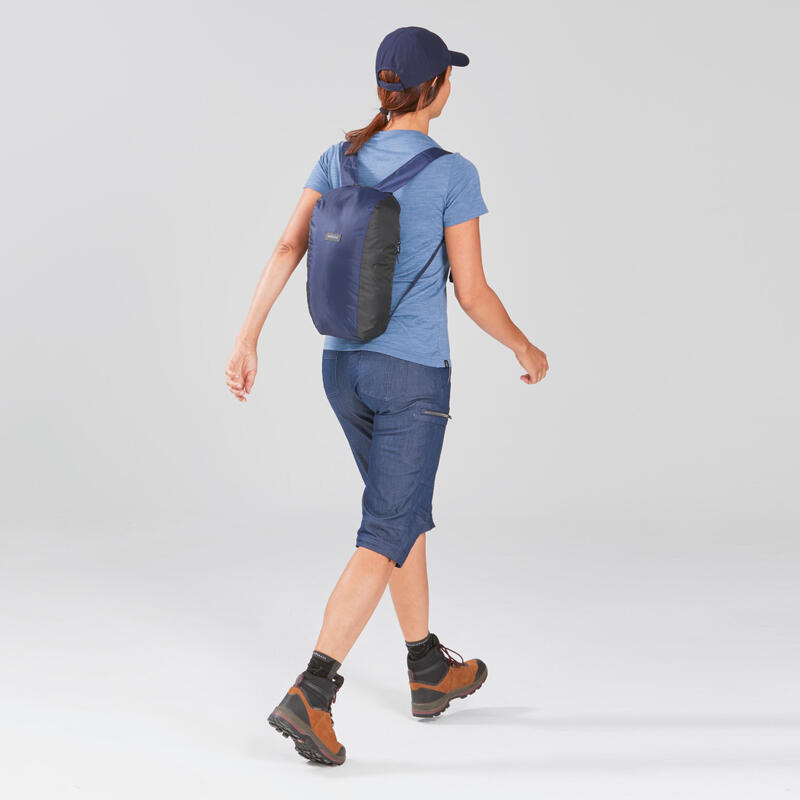 Outdoor Katlanabilir Sırt Çantası - 10 L - Mavi - Travel 100