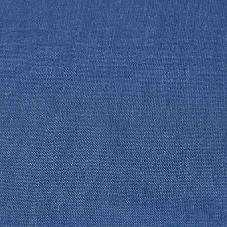 Multi-Position Merino Wool Tube Scarf - Blue