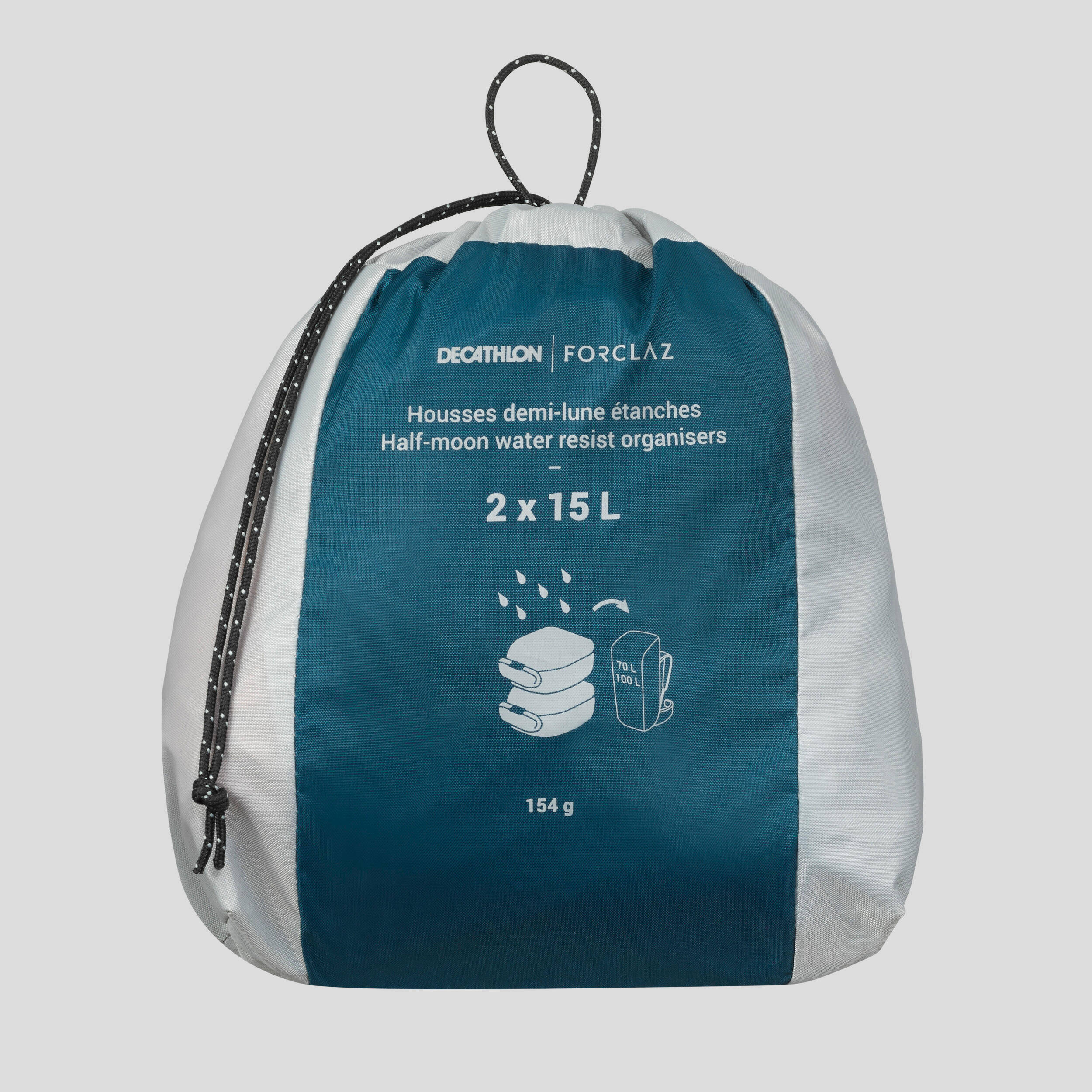 Half-Moon Waterproof Storage Bag 2-Pack - 2x15L -  3
