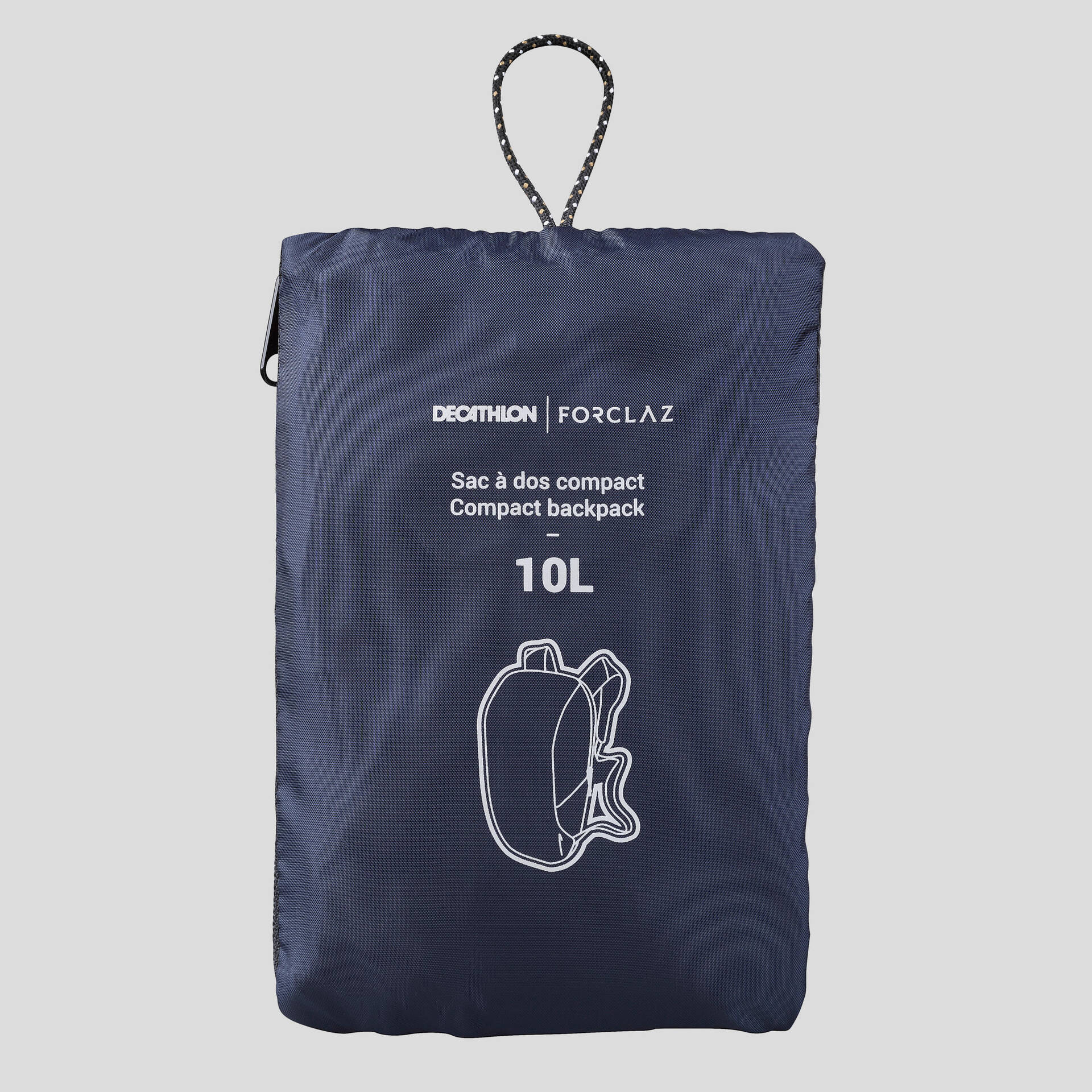 Buy Compact Backpack Travel 10 L Navy Blue Online | Decathlon