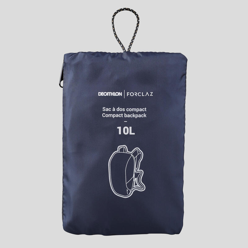 Outdoor Katlanabilir Sırt Çantası - 10 L - Mavi - Travel 100