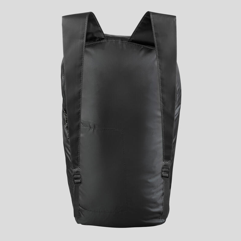 Összehajtható hátizsák Travel, 10 literes, fekete