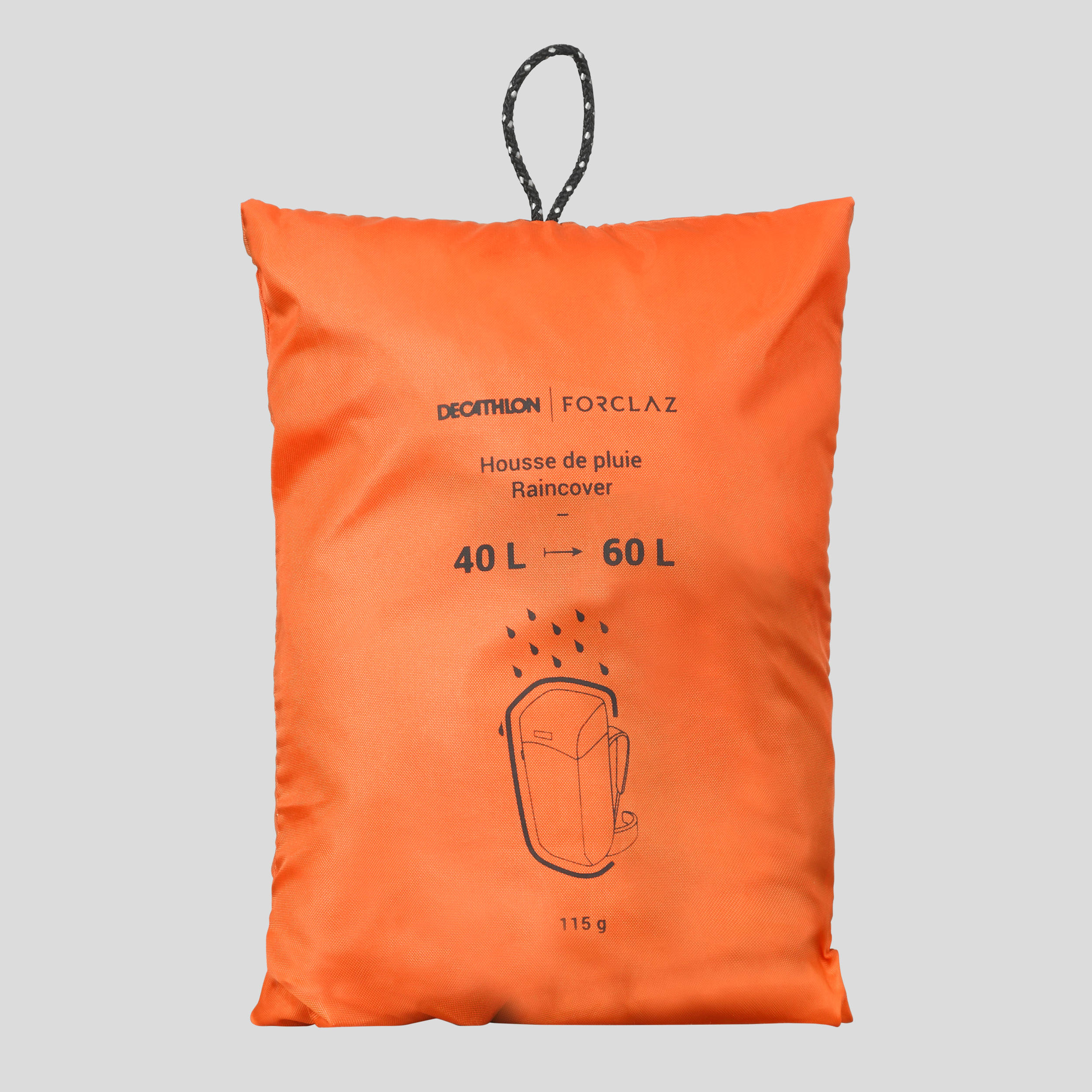 Funda impermeable básica para mochila de trekking 40/60L Decathlon