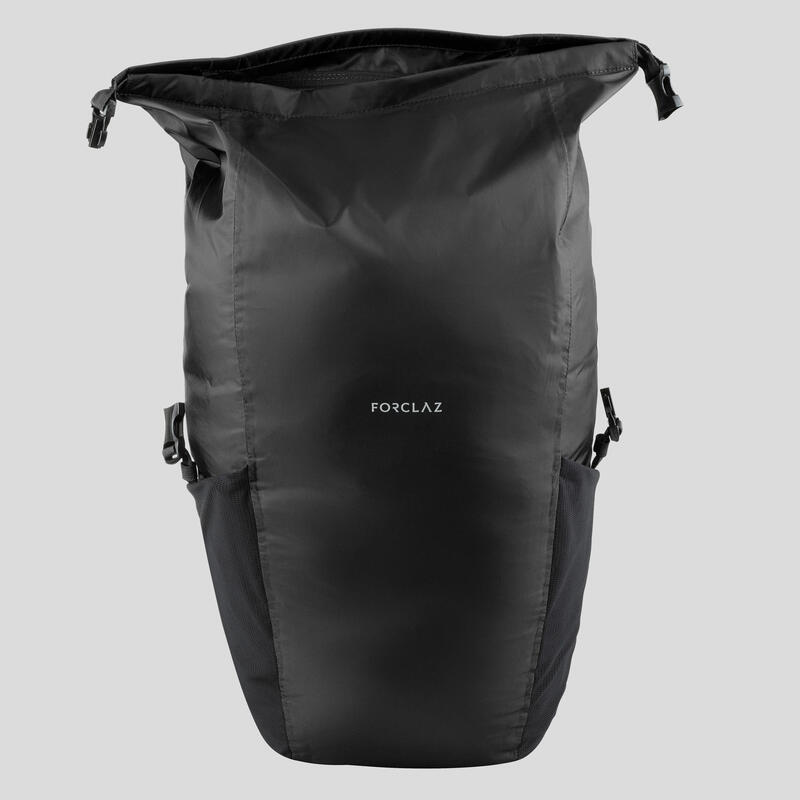 Mochila de senderismo plegable 20L impermeable resistente al desgaste  mochila ligera plegable al aire libre viajes camping mochila, Negro -,  Mochilas