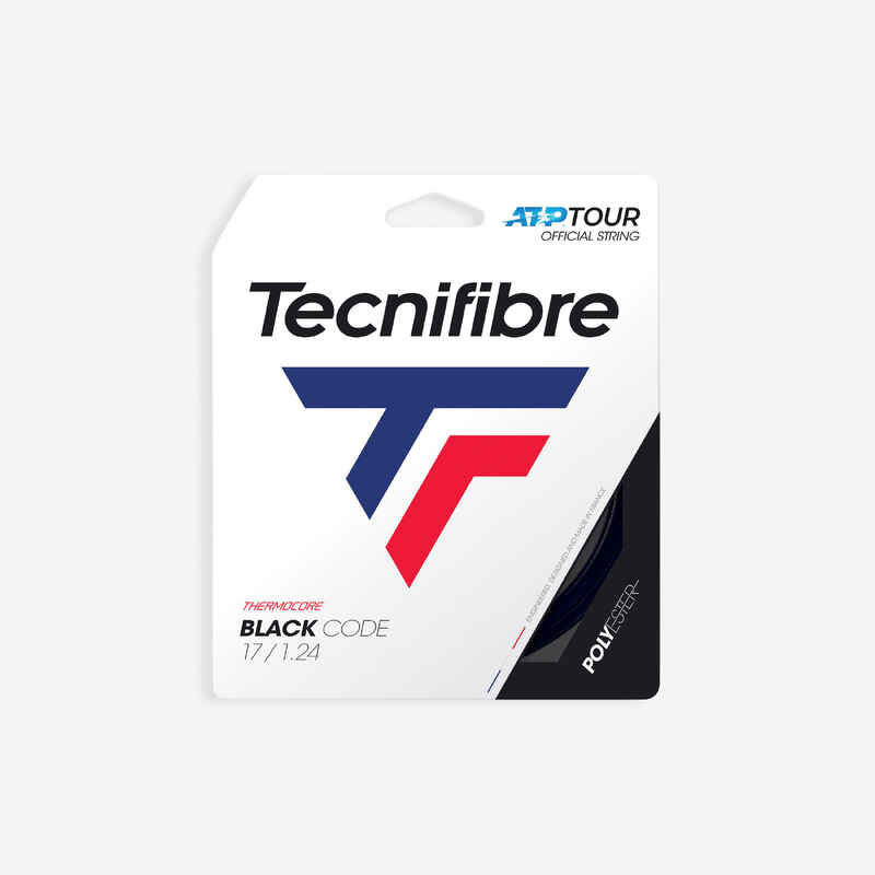 Tennissaite Black Code 1,24 mm Monofaser schwarz