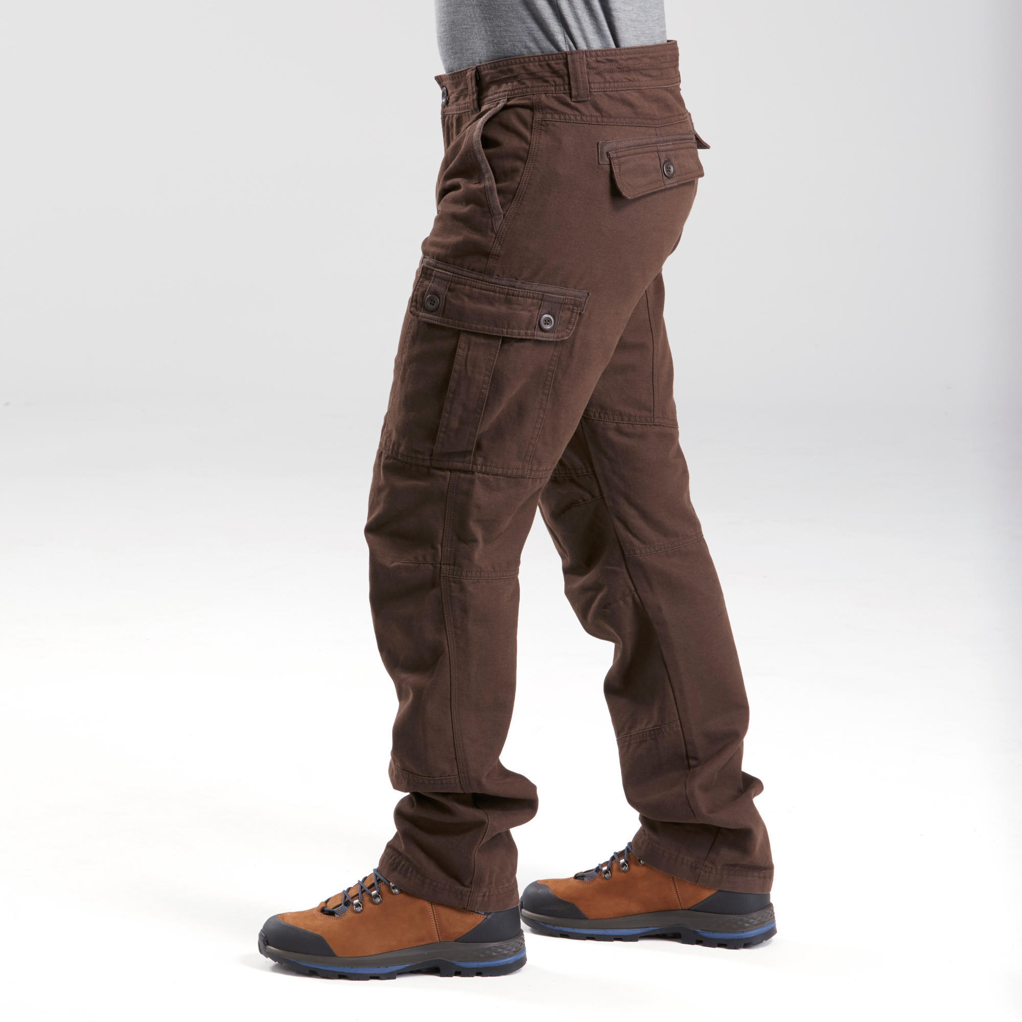 Pantaloni trekking cargo uomo TRAVEL100 WARM FORCLAZ | DECATHLON
