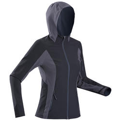 Cortaviento de trekking montaña - TREK 900 negro mujer 
