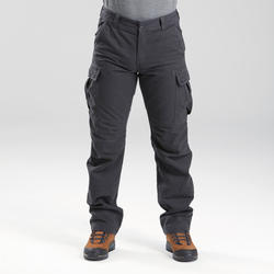 Pantalón de montaña y trekking Hombre Travel 100 gris