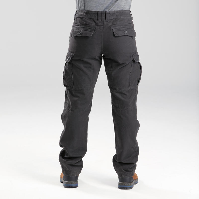 Men's Travel Trekking Cargo Trousers TRAVEL 100 FORCLAZ Decathlon