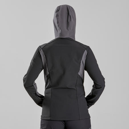 Куртка для треккинга в горах ветрозащитная женская MT900 