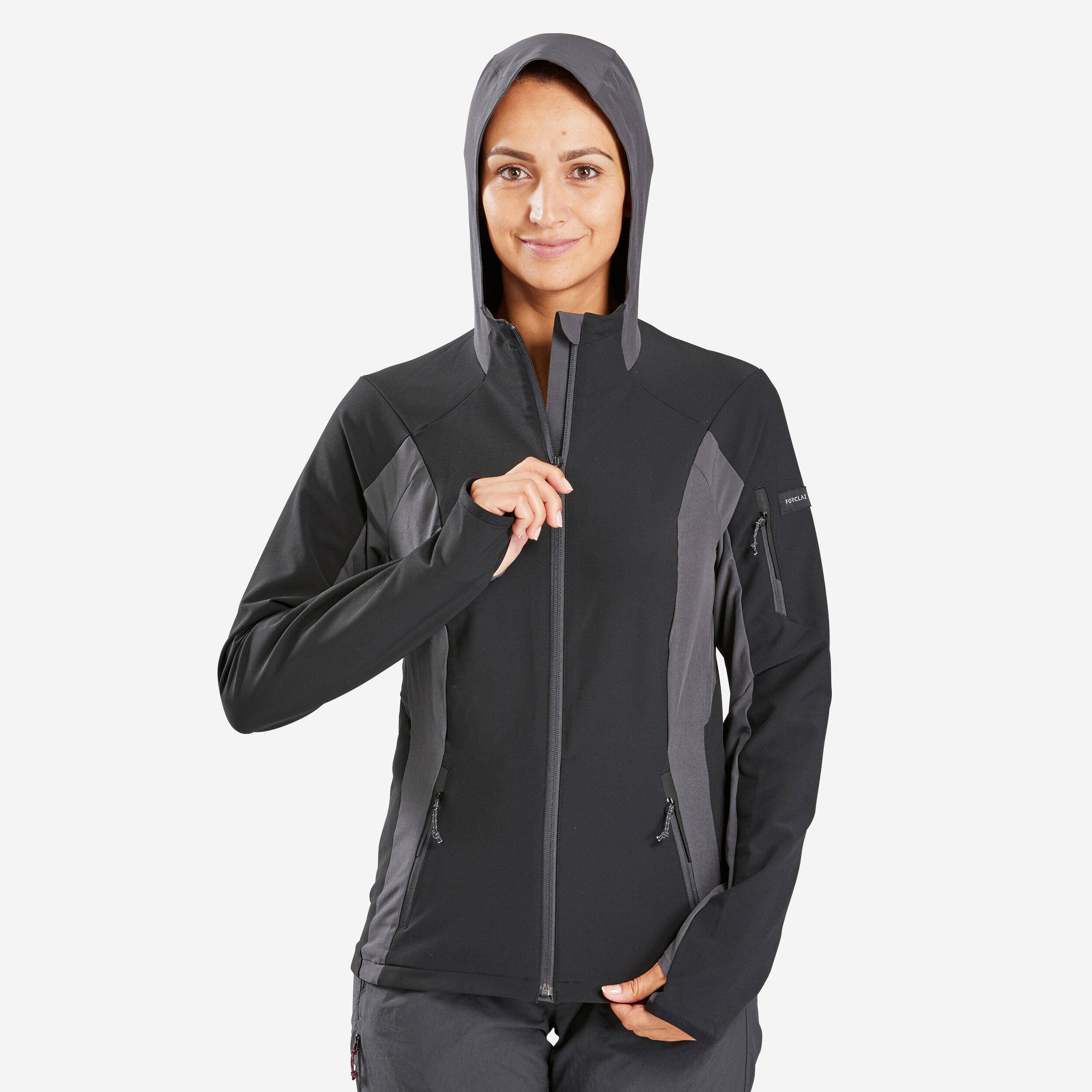 Women Trekking Wind Breaker MT900 - Black