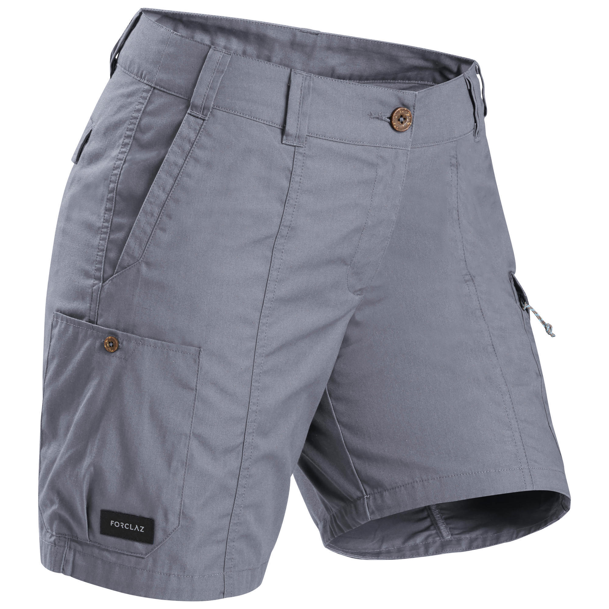 Short viaggio donna TRAVEL100 azzurri FORCLAZ | DECATHLON