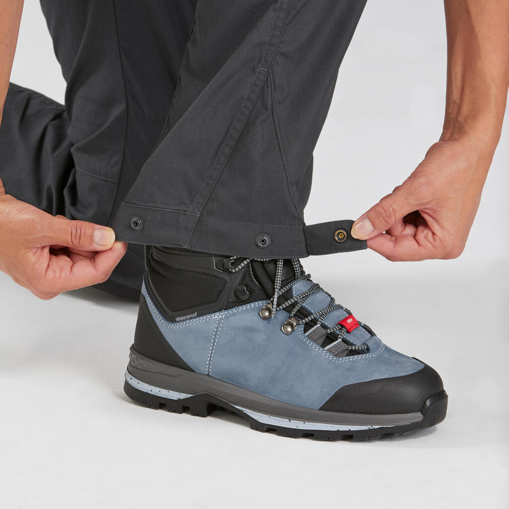 Tamnosive ženske pantalone TRAVEL 100