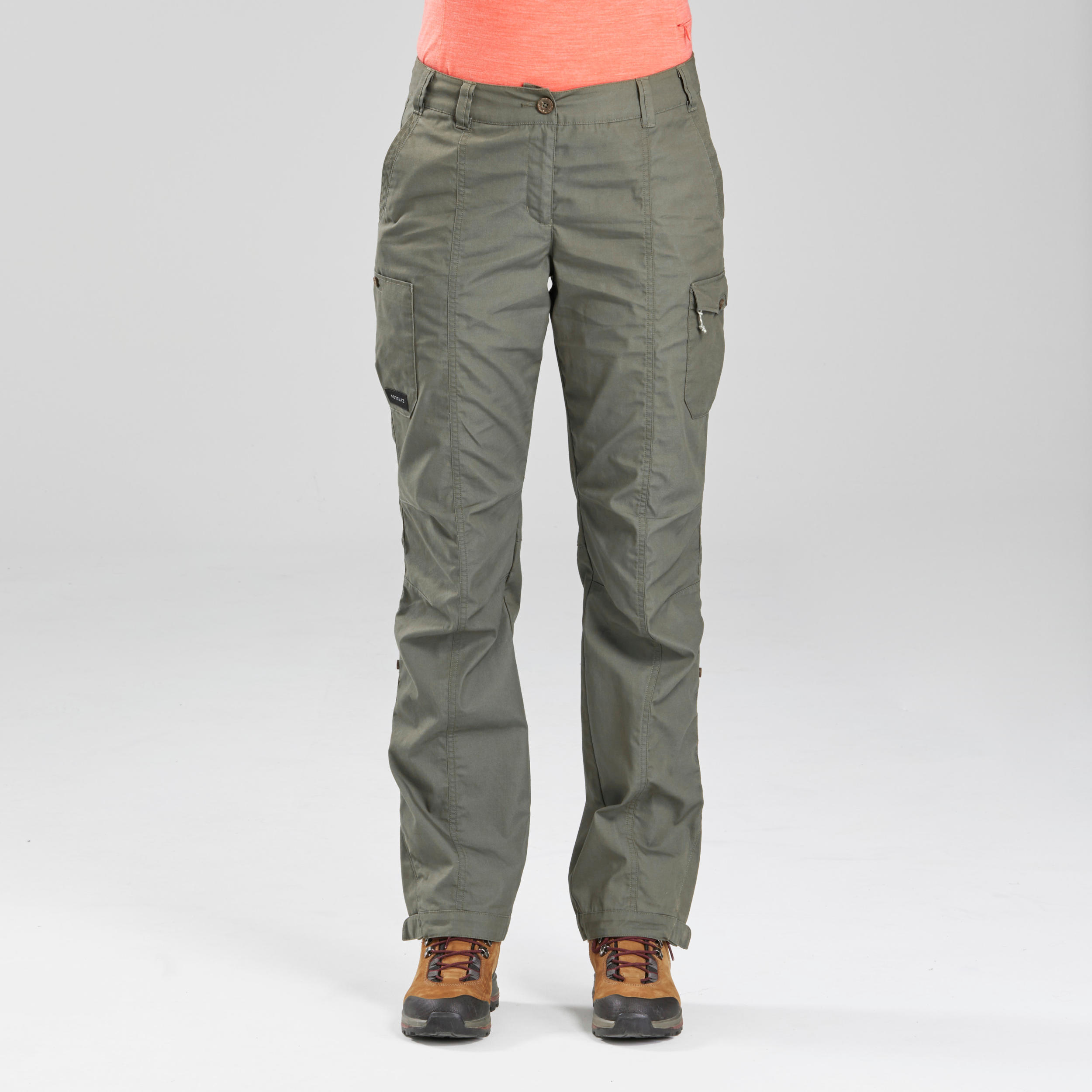 Women's Travel Trousers - Khaki 2/13