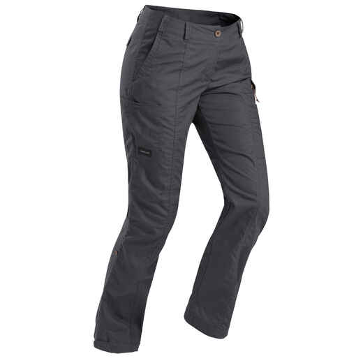 
      Pantalon de trek voyage - TRAVEL 100 gris femme
  