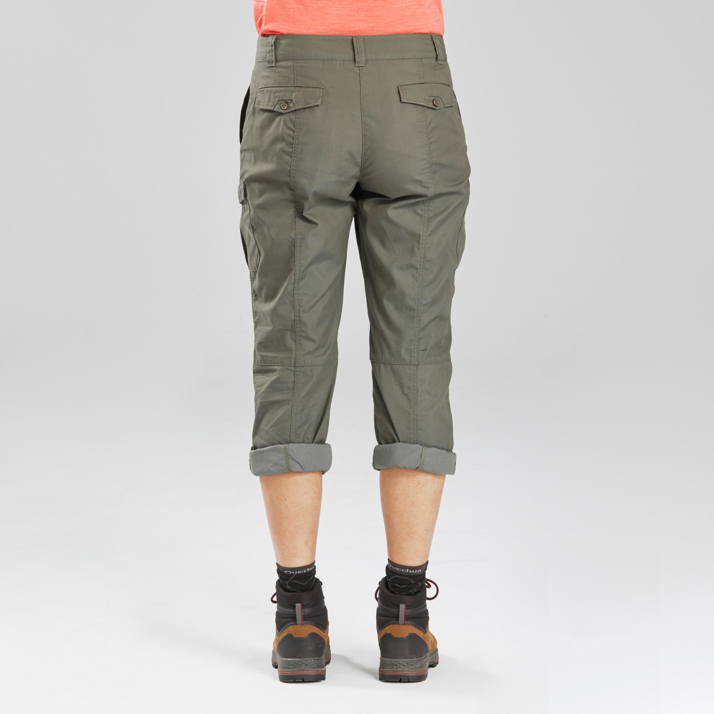 Women's Travel Trousers - Khaki 5/13