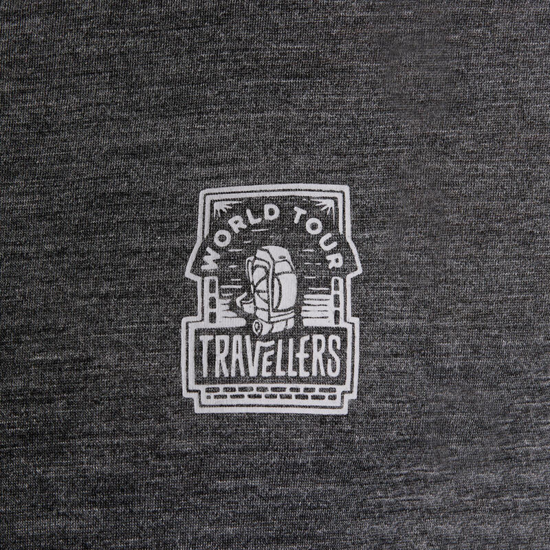 Pánské turistické merino tričko Travel 100