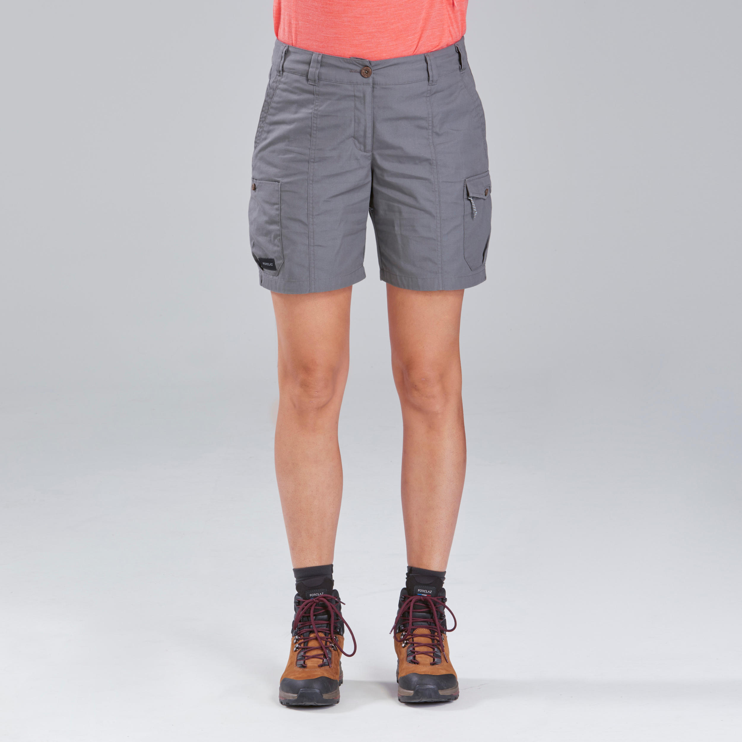 Pantalón corto de Escalada - trekking Senia Lila Mujer. Comprar Online