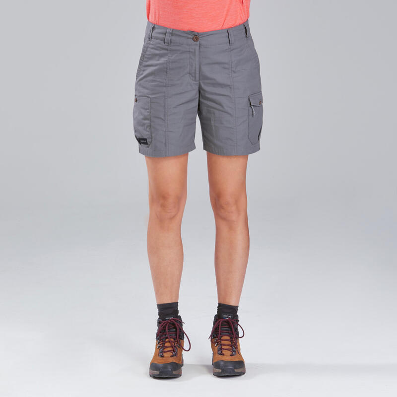 Shorts Damen - Travel 100 grau