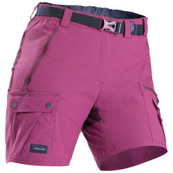 Women’s Mountain Trekking Shorts TREK 500 - Purple