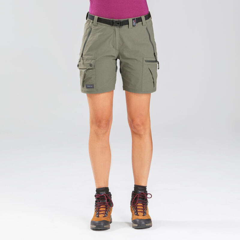 Pantalón corto de montaña y trekking Mujer Forclaz Trek500