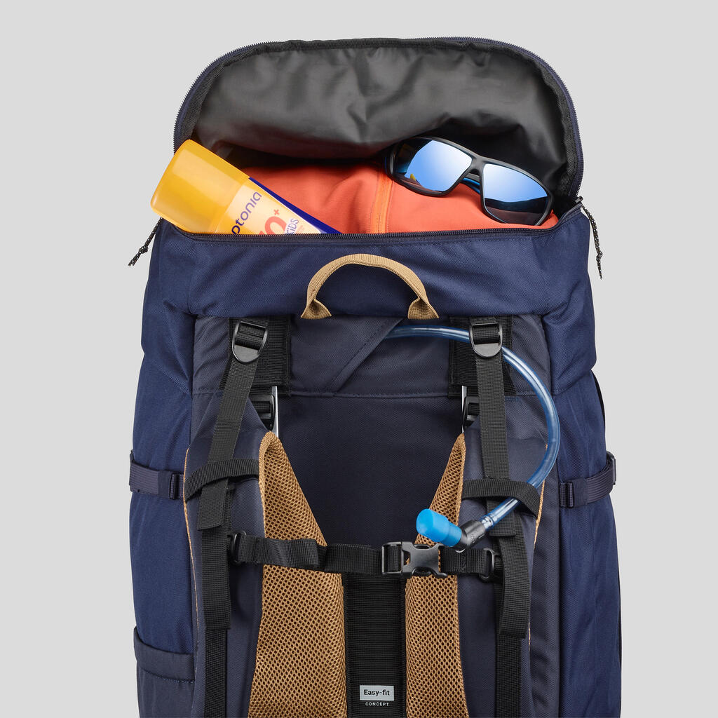 Vyriška turistinė kuprinė „Trek 100 Easyfit“, 90 l