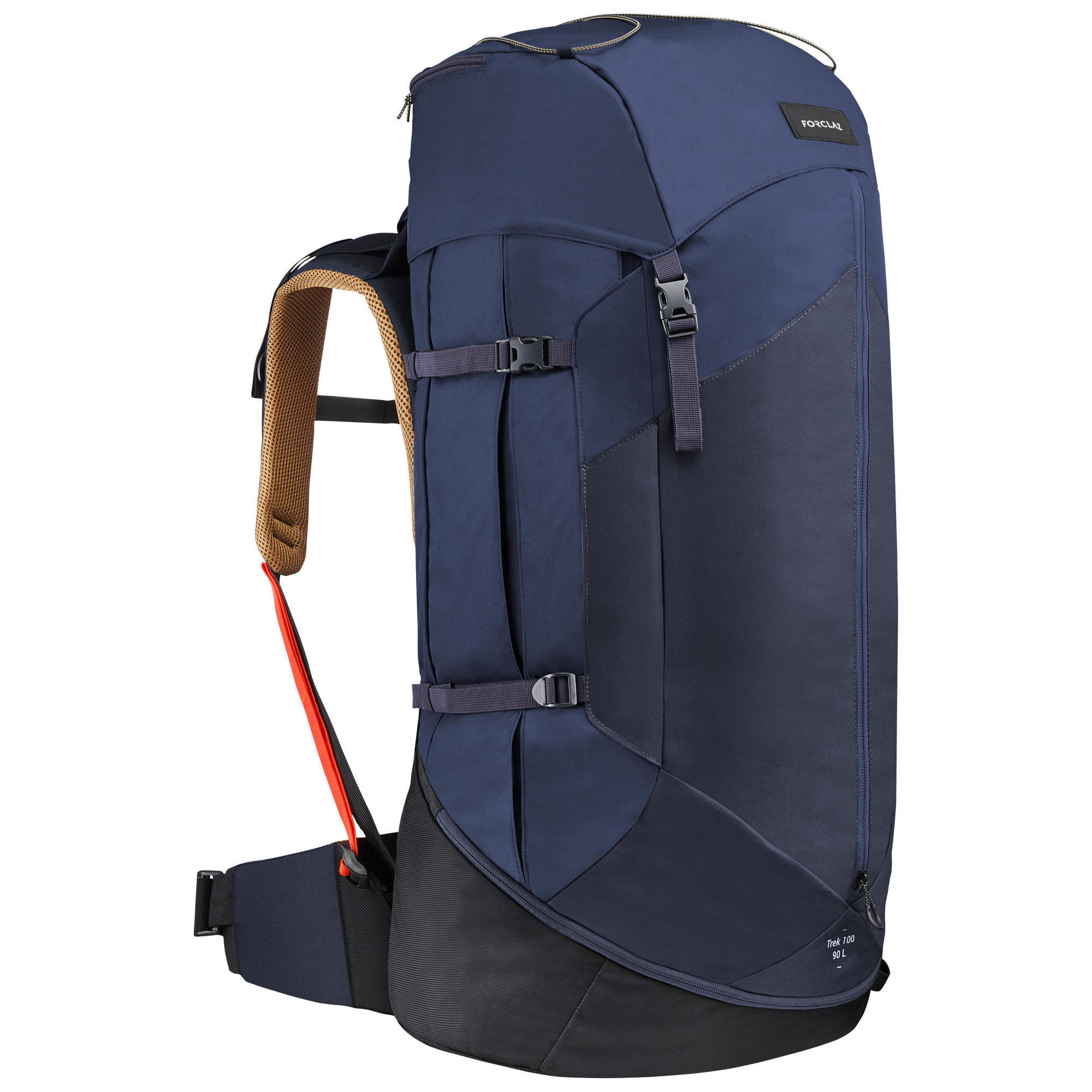 Zaino trekking TREK100 EASYFIT | 90 litri FORCLAZ | DECATHLON