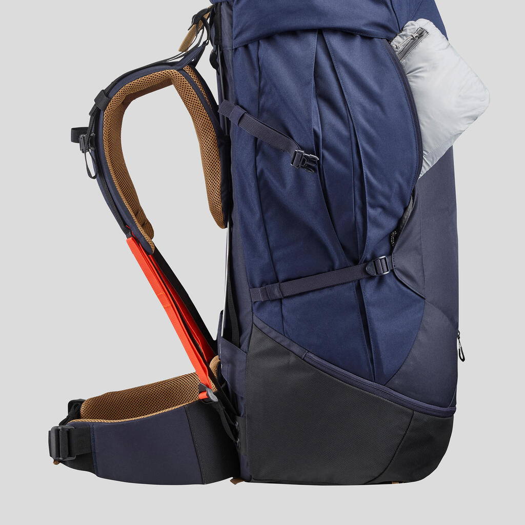 Vyriška turistinė kuprinė „Trek 100 Easyfit“, 90 l