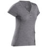 Women's Travel Trekking 500 Merino Wool T-Shirt - Grey