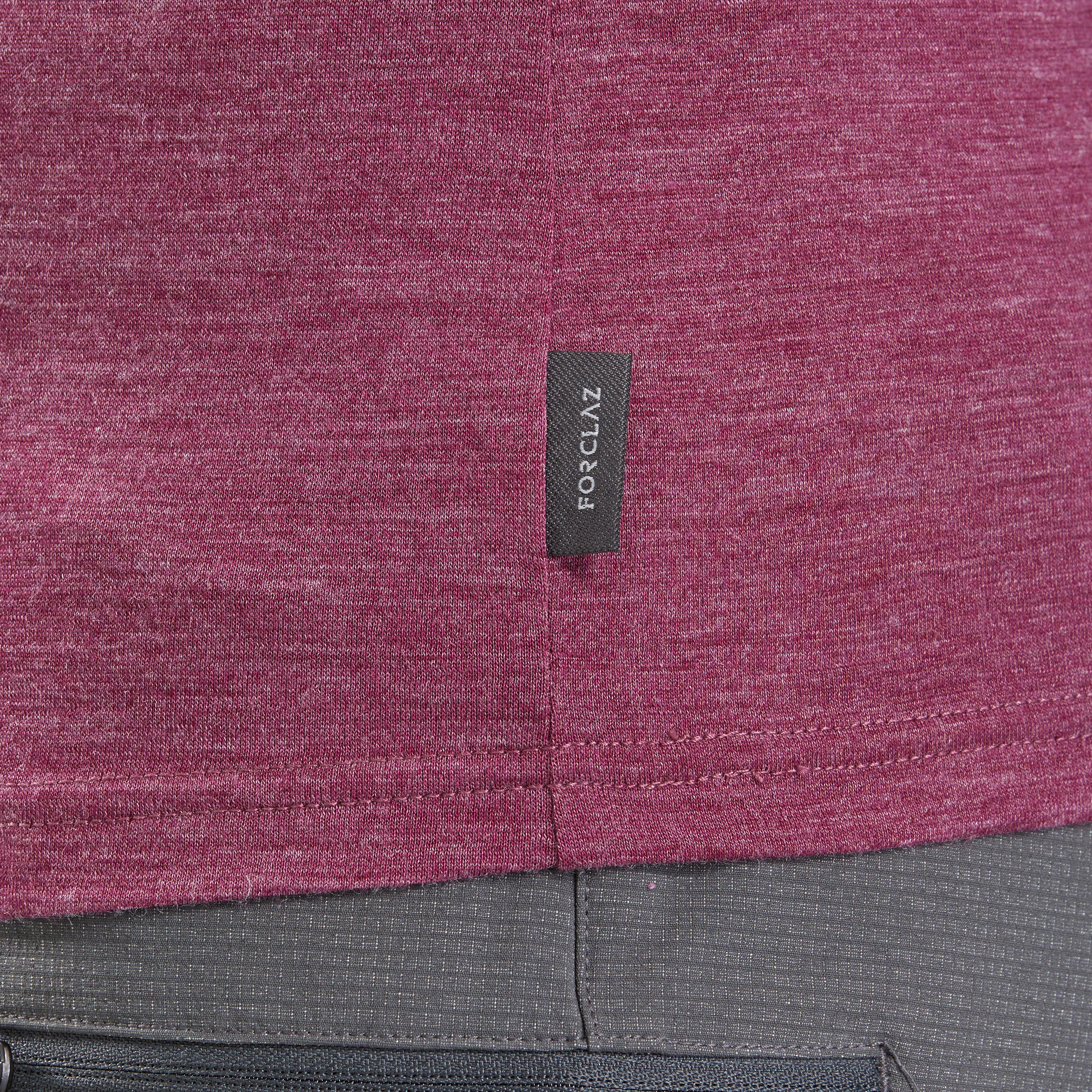 Women’s Hiking T-Shirt - Travel 100 Purple - SIMOND