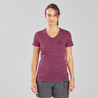 Women Travel Merino Wool Short-Sleeved T-Shirt 100 Purple