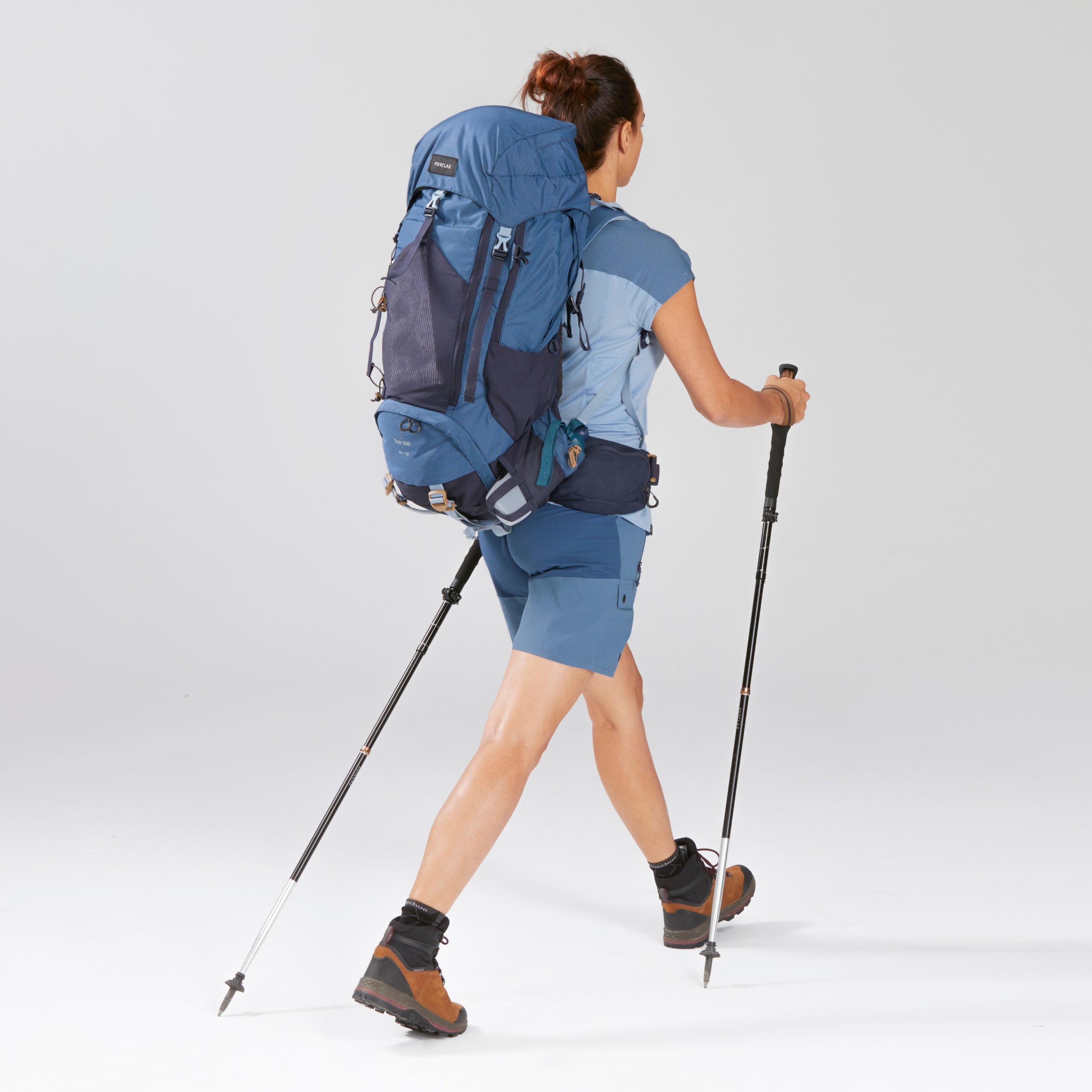 Maleta de montaña y trekking, Forclaz, trek 900, 70+10 litros con funda,  hombre - Decathlon