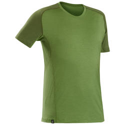 Camiseta de montaña y trekking manga corta lana merina Hombre Forclaz 500  FORCLAZ | Decathlon