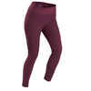 Leggings Travel 500 Damen bordeaux