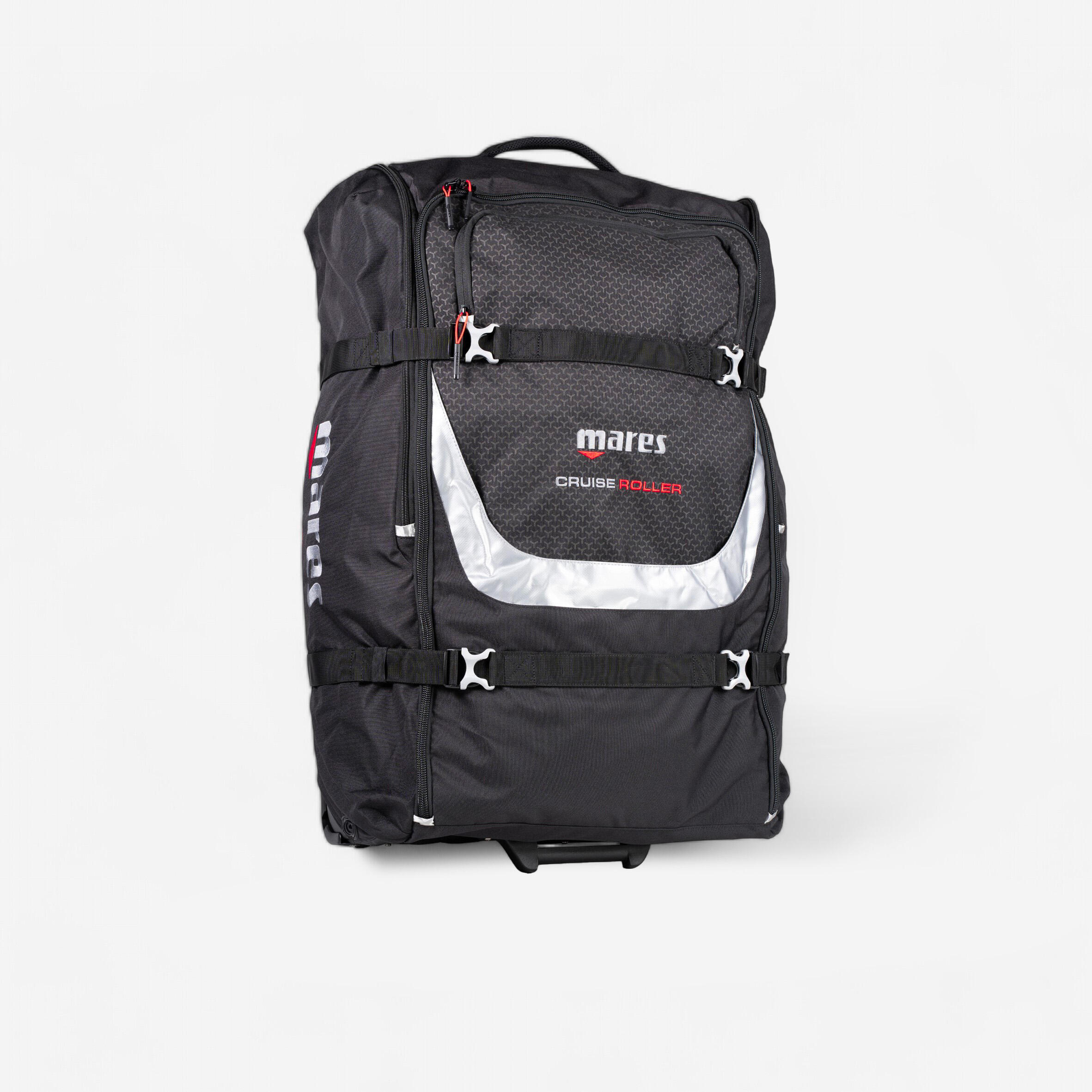 Mares - Sac Plongée À Roulettes 130l Mares - Cruiser Backpack Roller - Sac De Voyage - Snorkeling Plongee Chasse Ss Apnee - Noir - Taille Unique - Decathlon