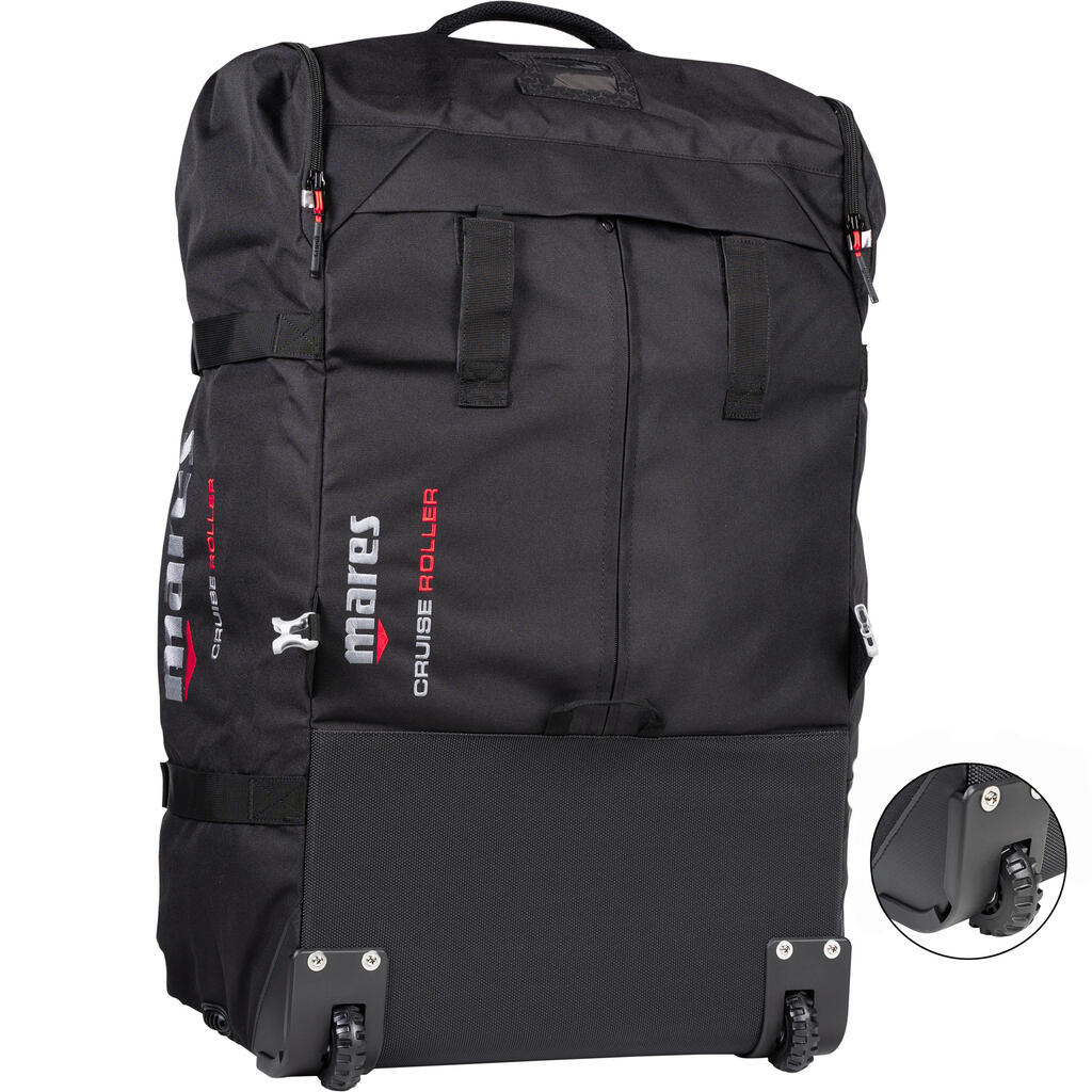 Scuba Diving Bag CRUISE BACKPACK ROLLER black