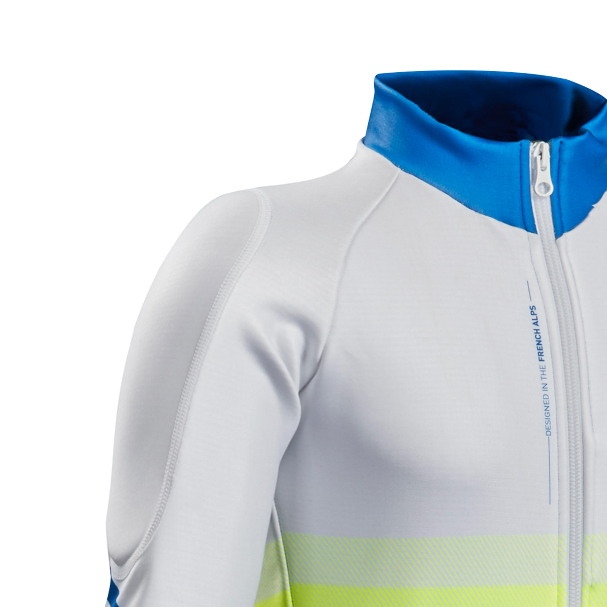 COMBINAISON SKI COMPETITION ENFANT 980 - BLEUE / JAUNE 4/8