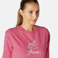 Women's Sweatshirt 100 - Pink Pattern